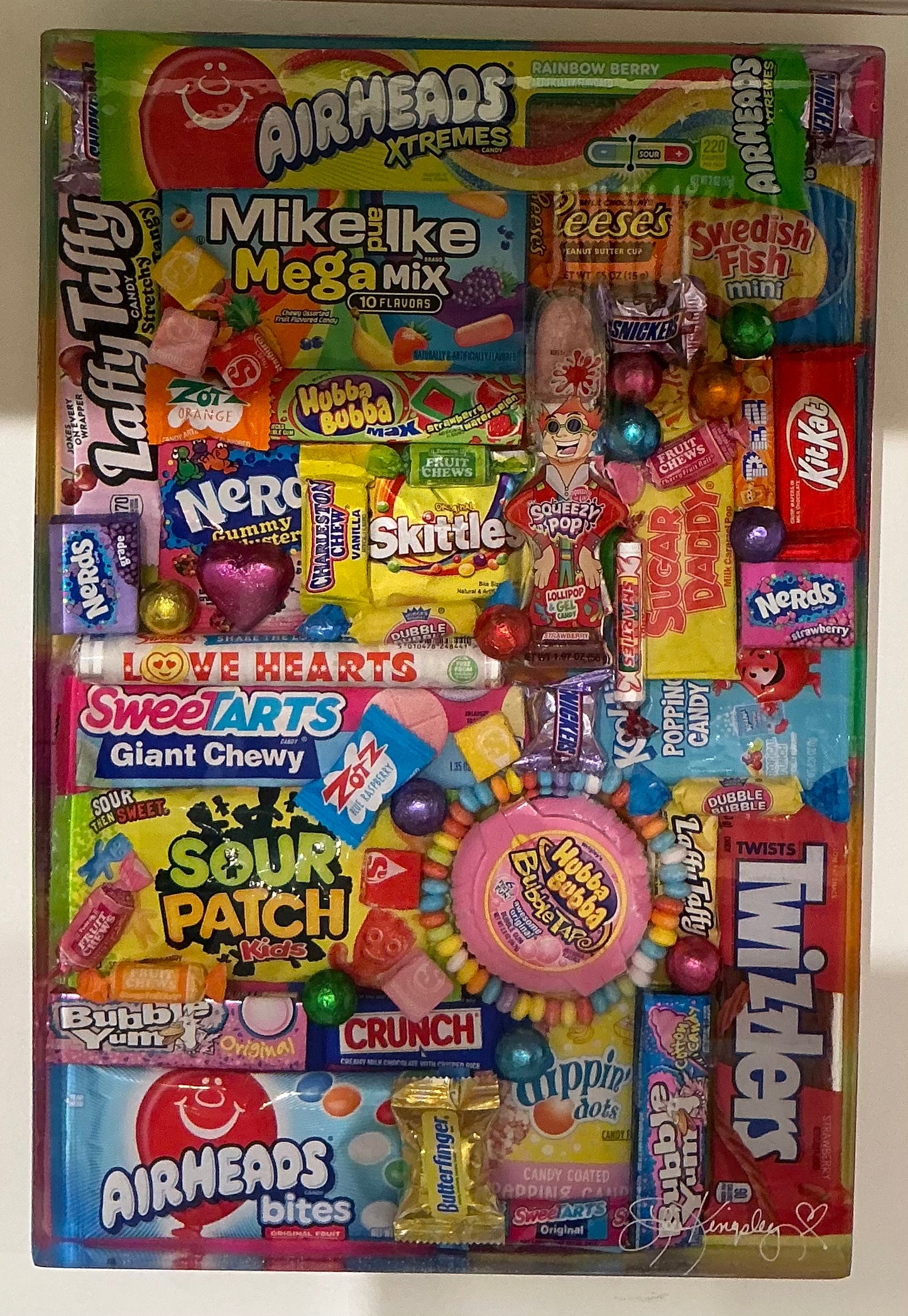 Handmade One-of-a-Kind Resin Art with Real Candy