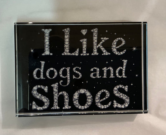 Glass Block Vibe- I Like Dogs and Shoes *Exclusive to Code Blue*