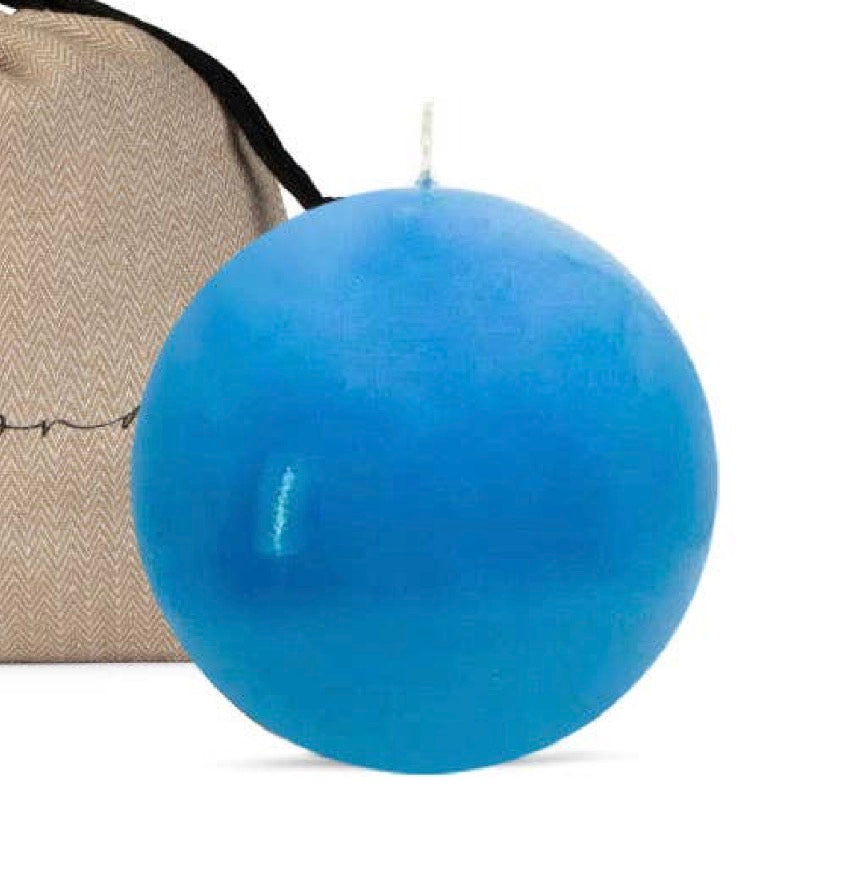Hand Painted High Gloss Candle Sphere: 4, 5 or 6 inch (Assorted Colors)