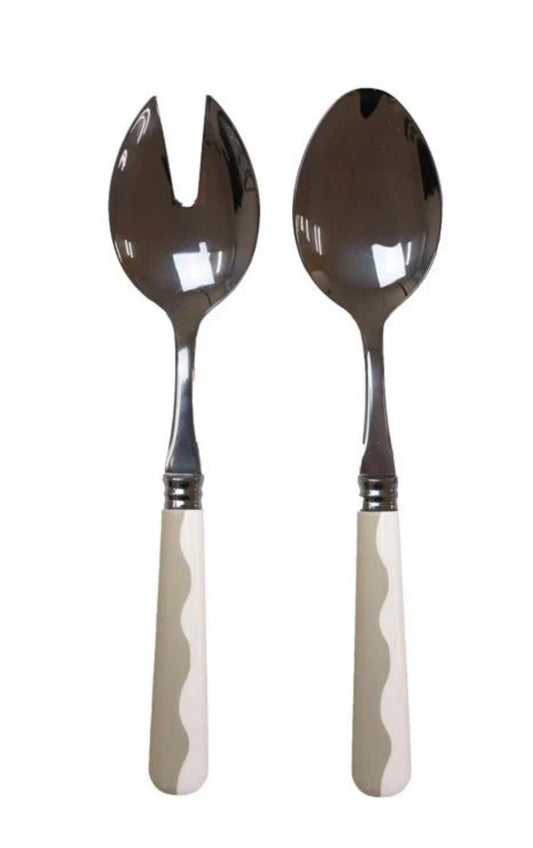 Wave Salad Servers (2- Piece Set)