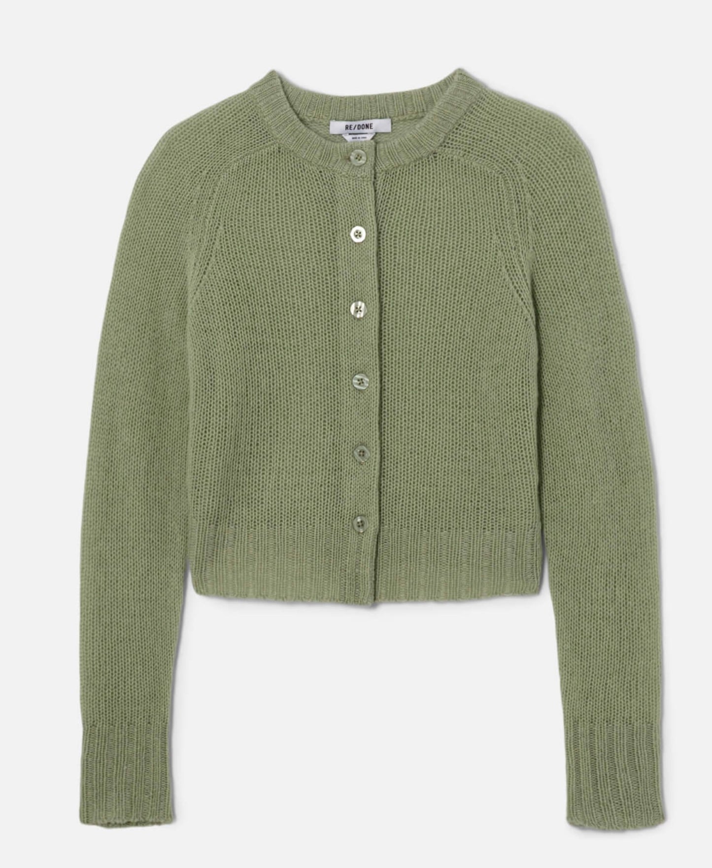Slim Cashmere Sweater by Re/Done (Papaya or Melon)