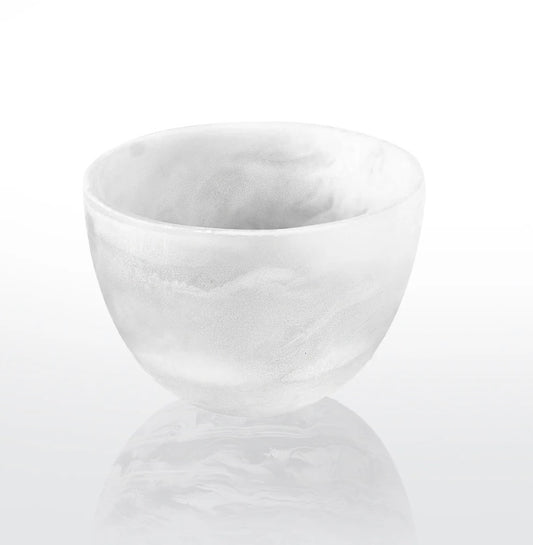 Swirl Resin Everyday Deep Bowl (Small) White or Denim