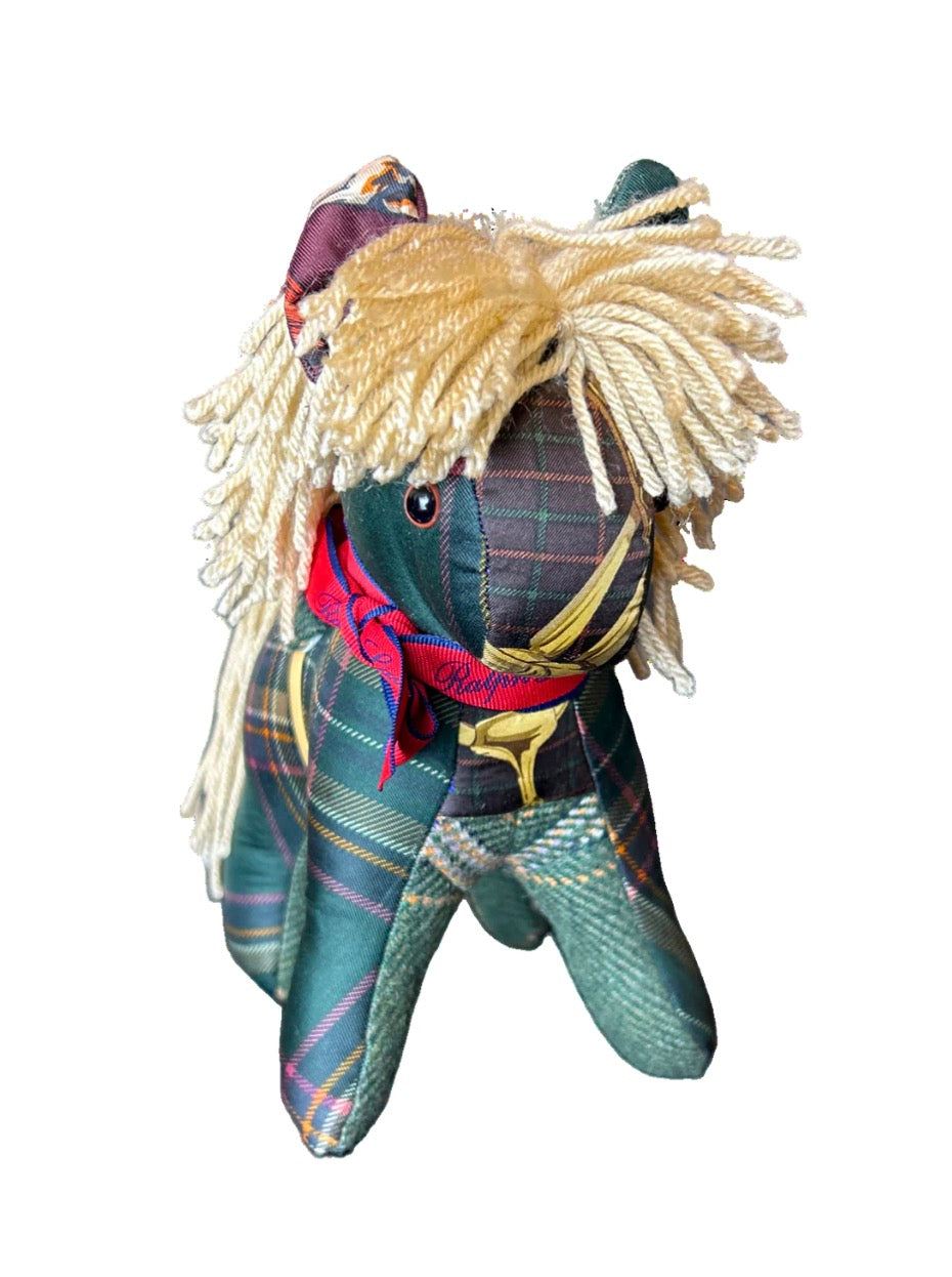 Ralph Lauren Vintage Silk Scarf Pony