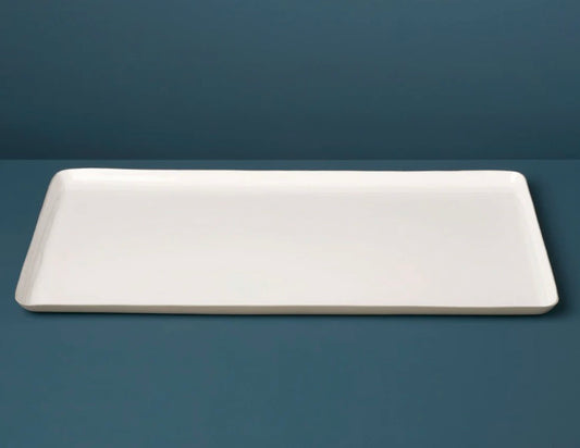 Easton Oversized Rectangular Tray, in Dove  26.5” x 14”