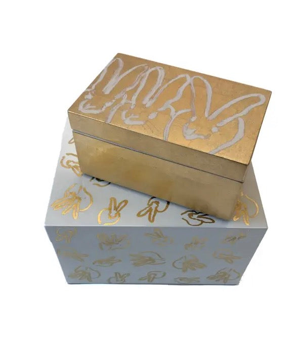 Bunny Stacking Box Set by Hunt Slonem