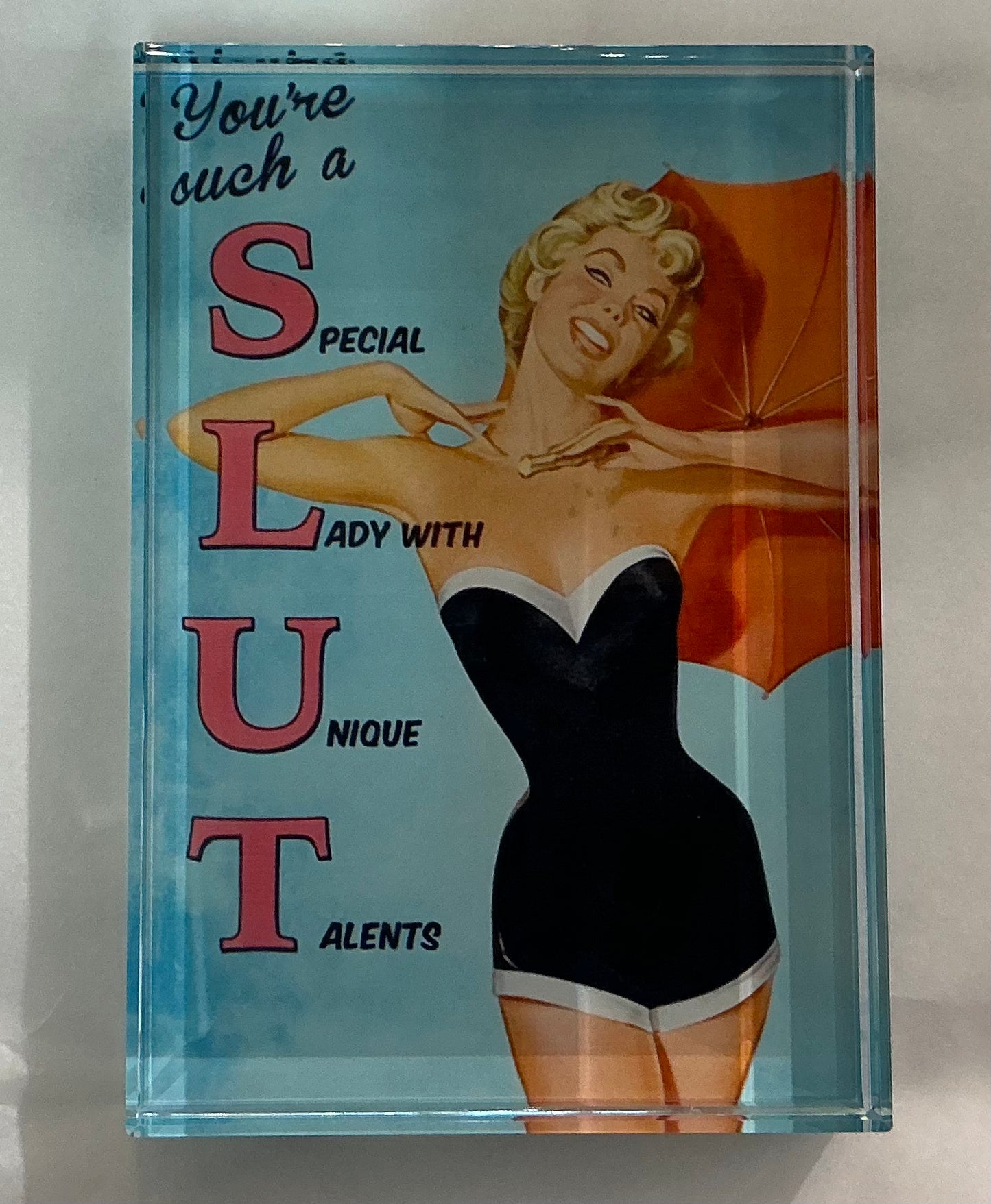 Glass Block - S.L.U.T. *Exclusive to Code Blue*