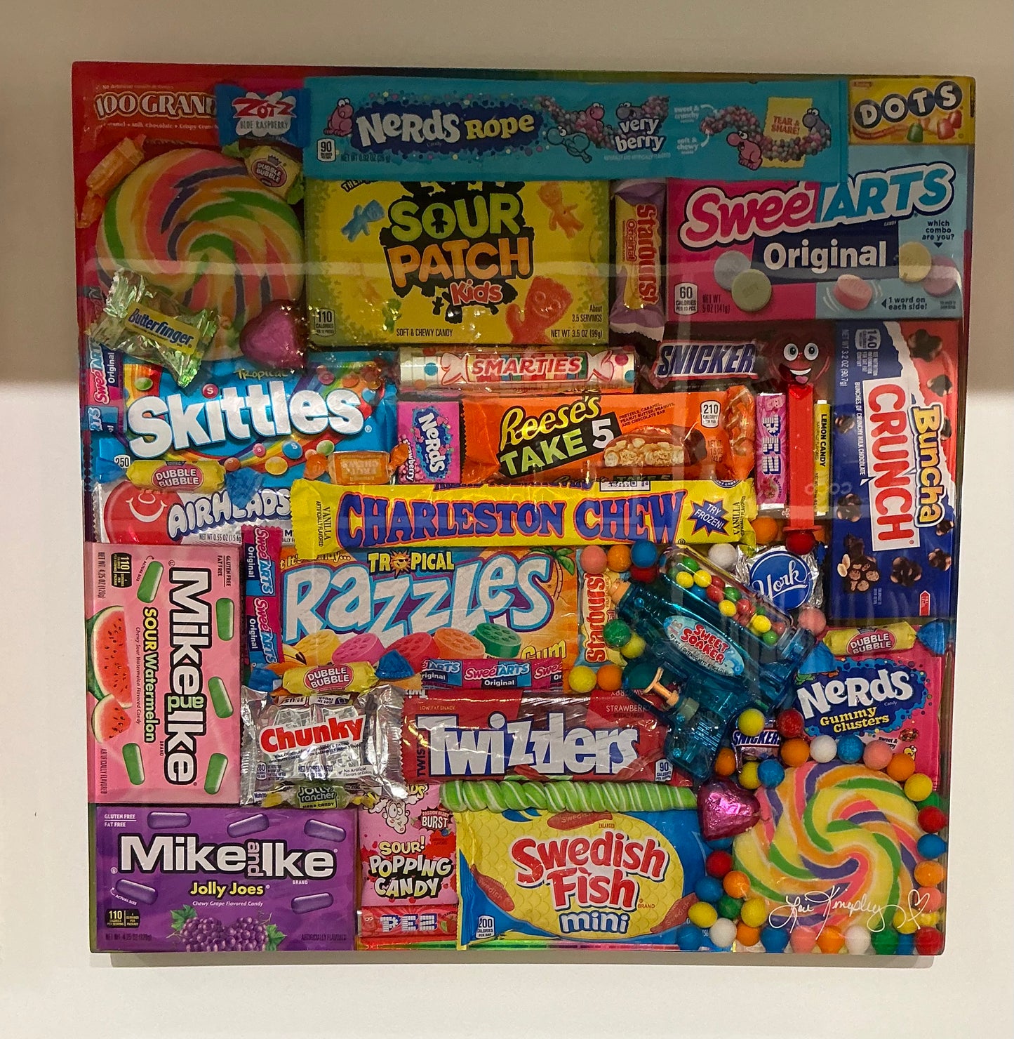 Handmade One-of-a-Kind Resin Art with Real Candy