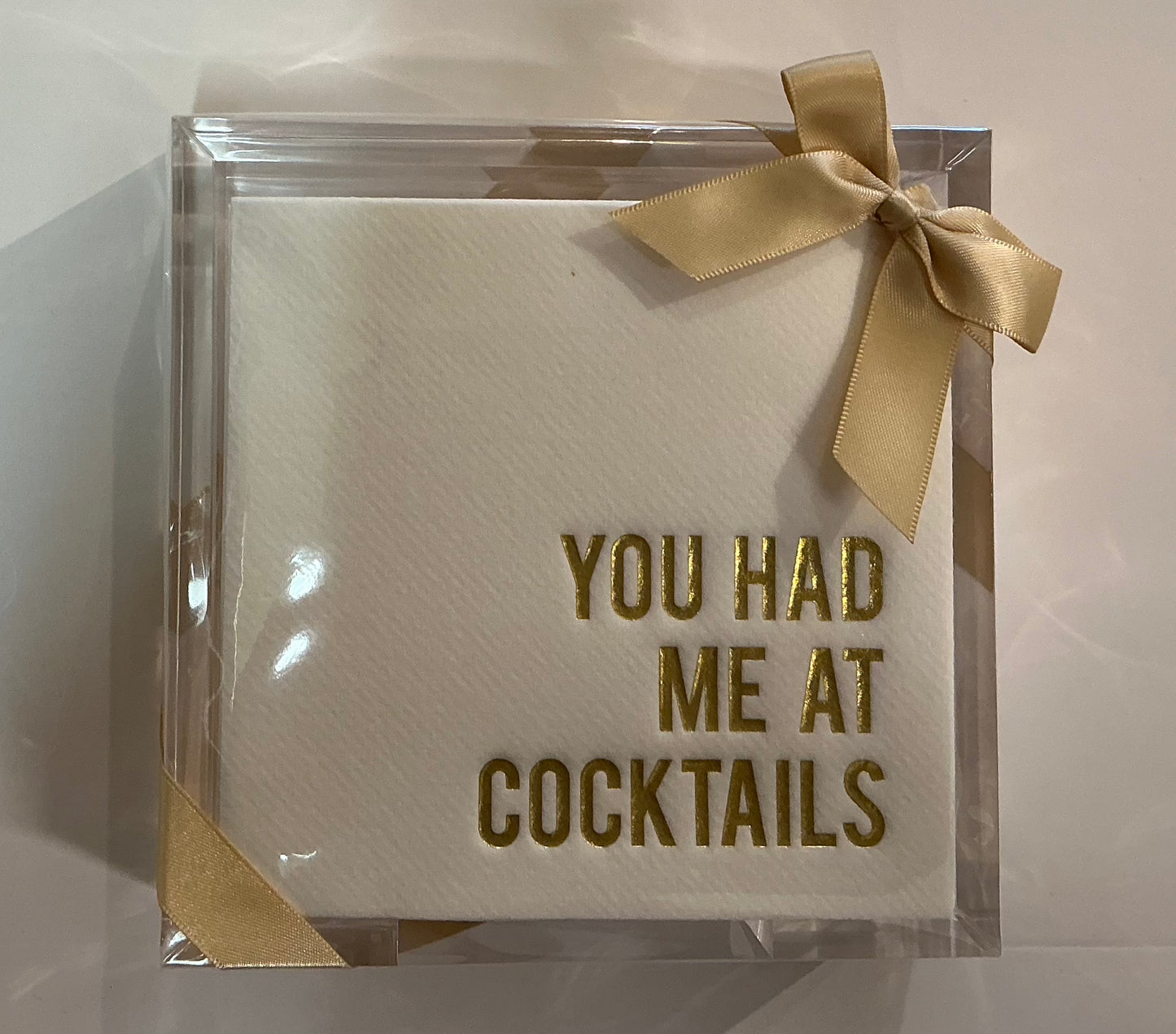 Cocktail Napkin Hostess Set