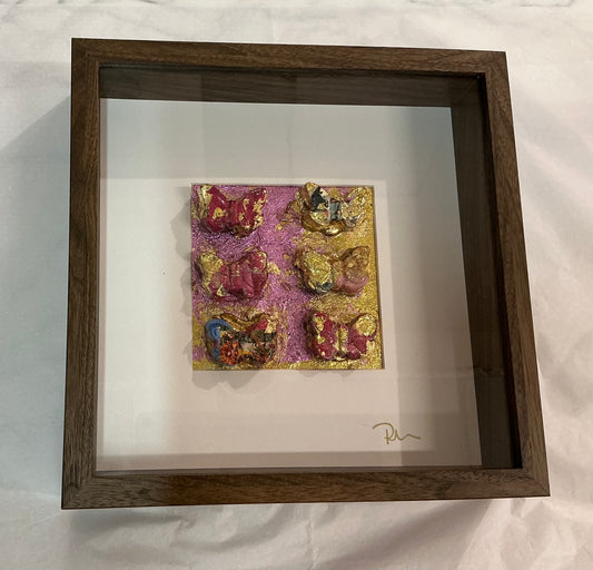 Butterfly Shadow Box (Multicolored)