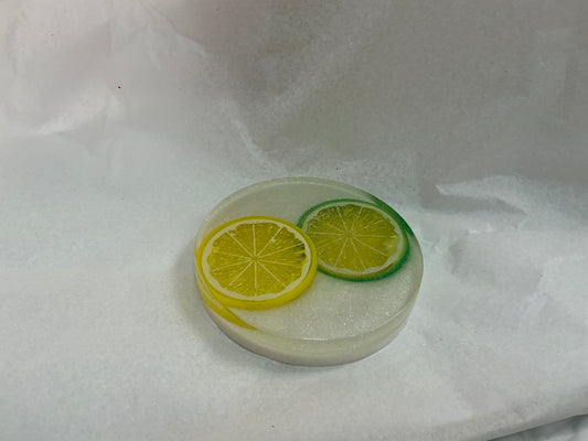 Handmade Lemon/Lime Coasters in Resin (Handmade by one of our Artists)
