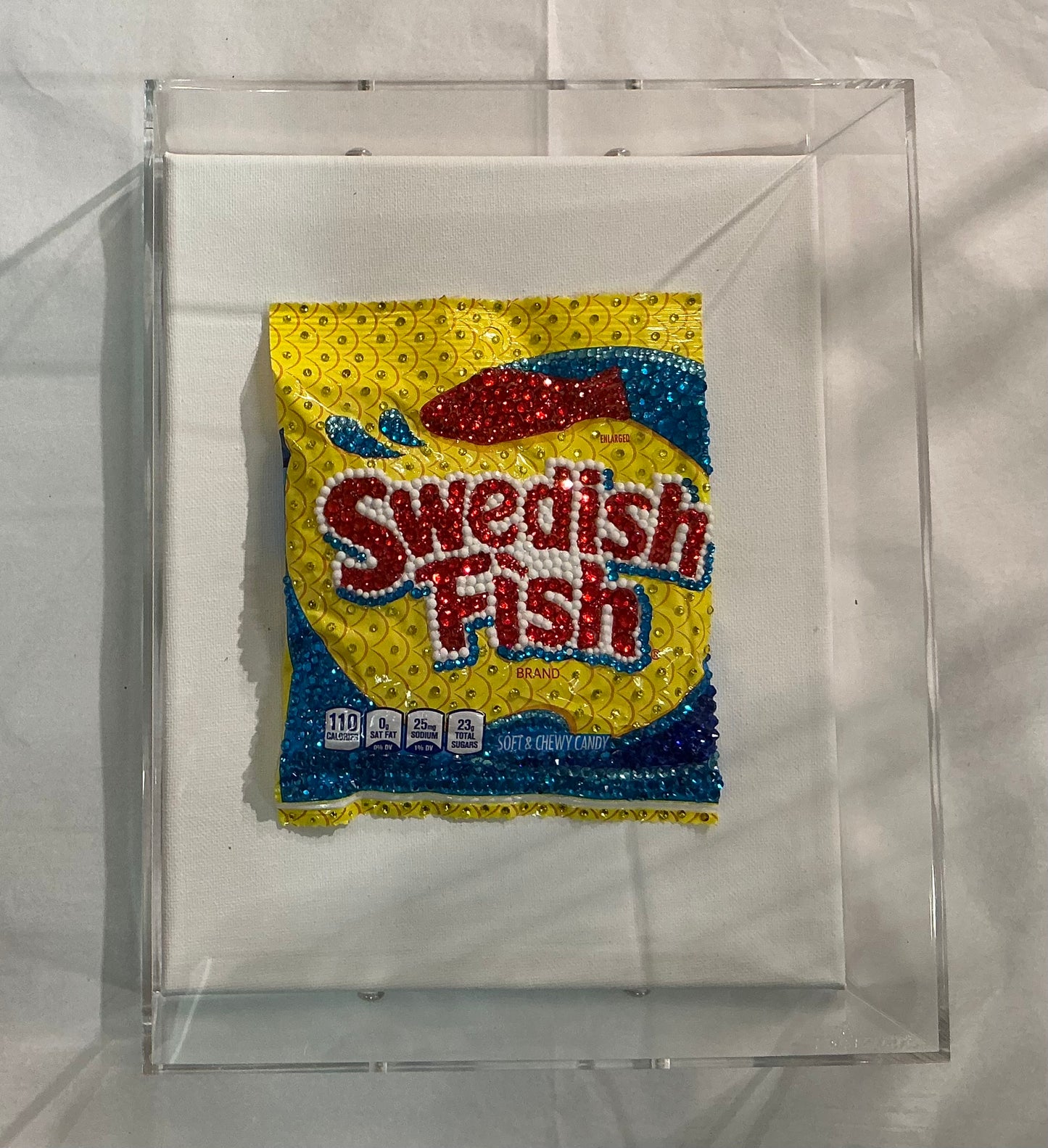 Crystal Embellished Swedish Fish Bag