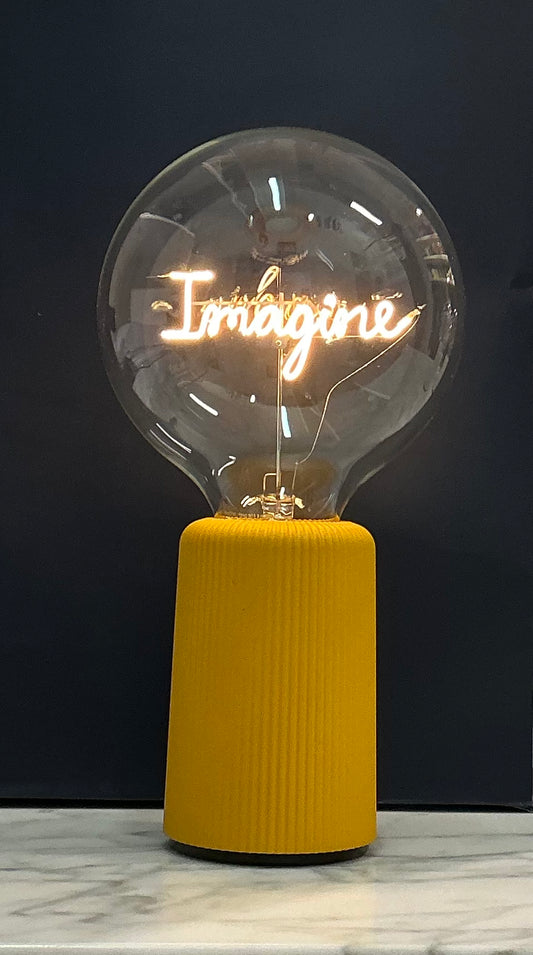 Message in the Bulb w/Base (Imagine)