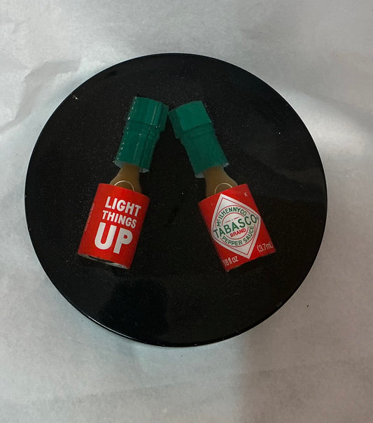 Handmade Tabasco Sauce Coaster in Resin (Handmade by one of our Artists)