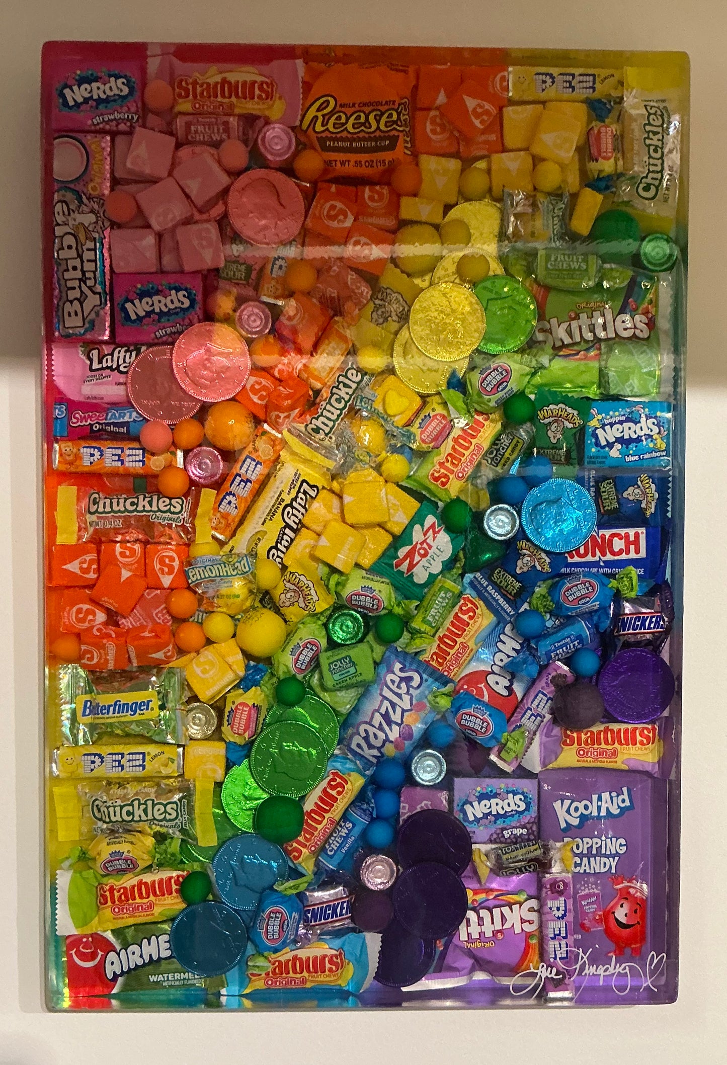 Handmade One-of-a-Kind Resin Art with Real Candy