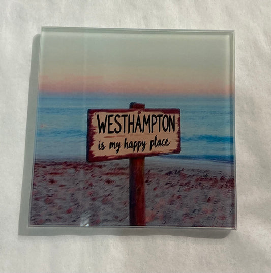 “Westhampton is my Happy Place” Coaster (Exclusive to Code Blue)
