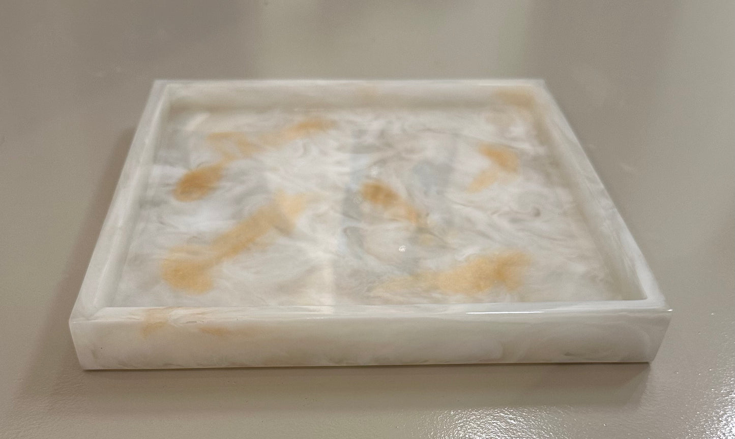 Square Acrylic Tray by Lily Juliet