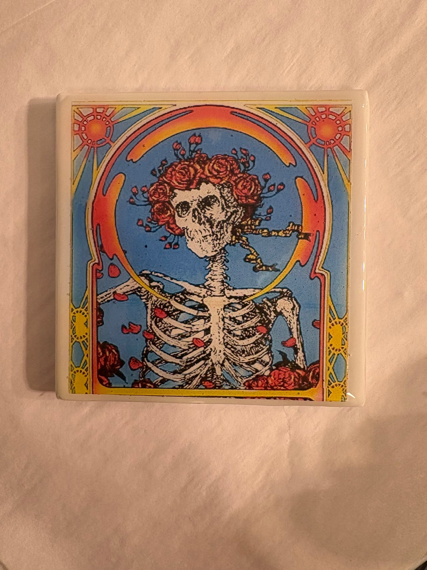 Grateful Dead Coaster (Handmade)