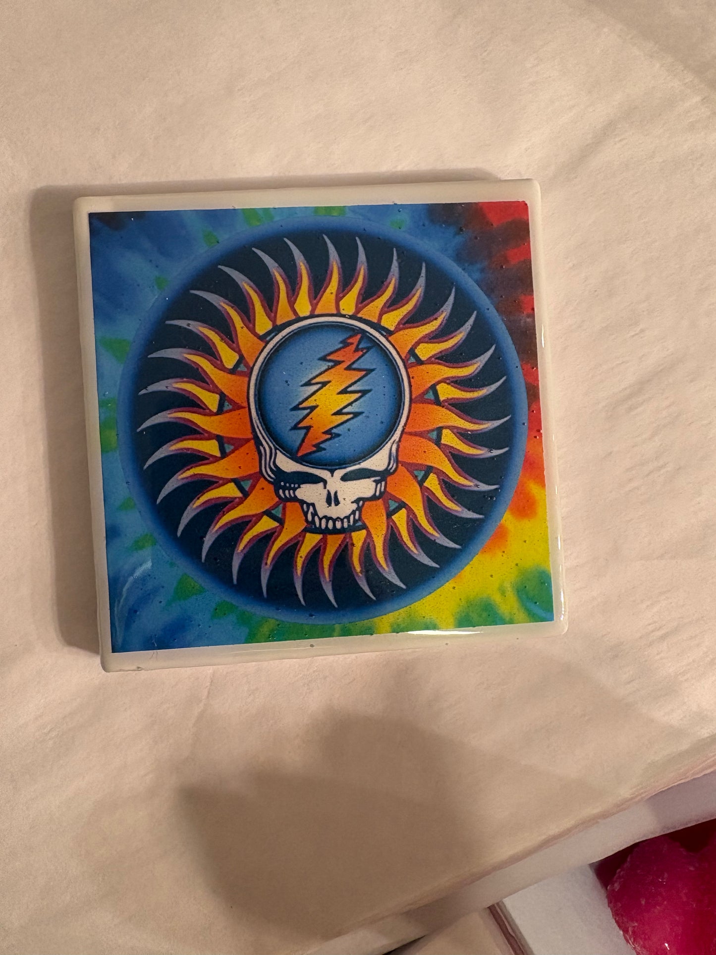 Grateful Dead Coaster (Handmade)
