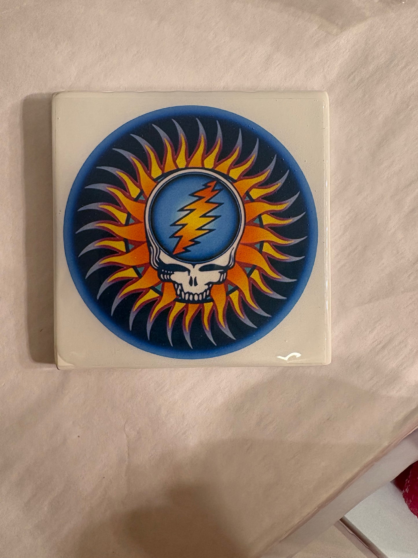 Grateful Dead Coaster (Handmade)