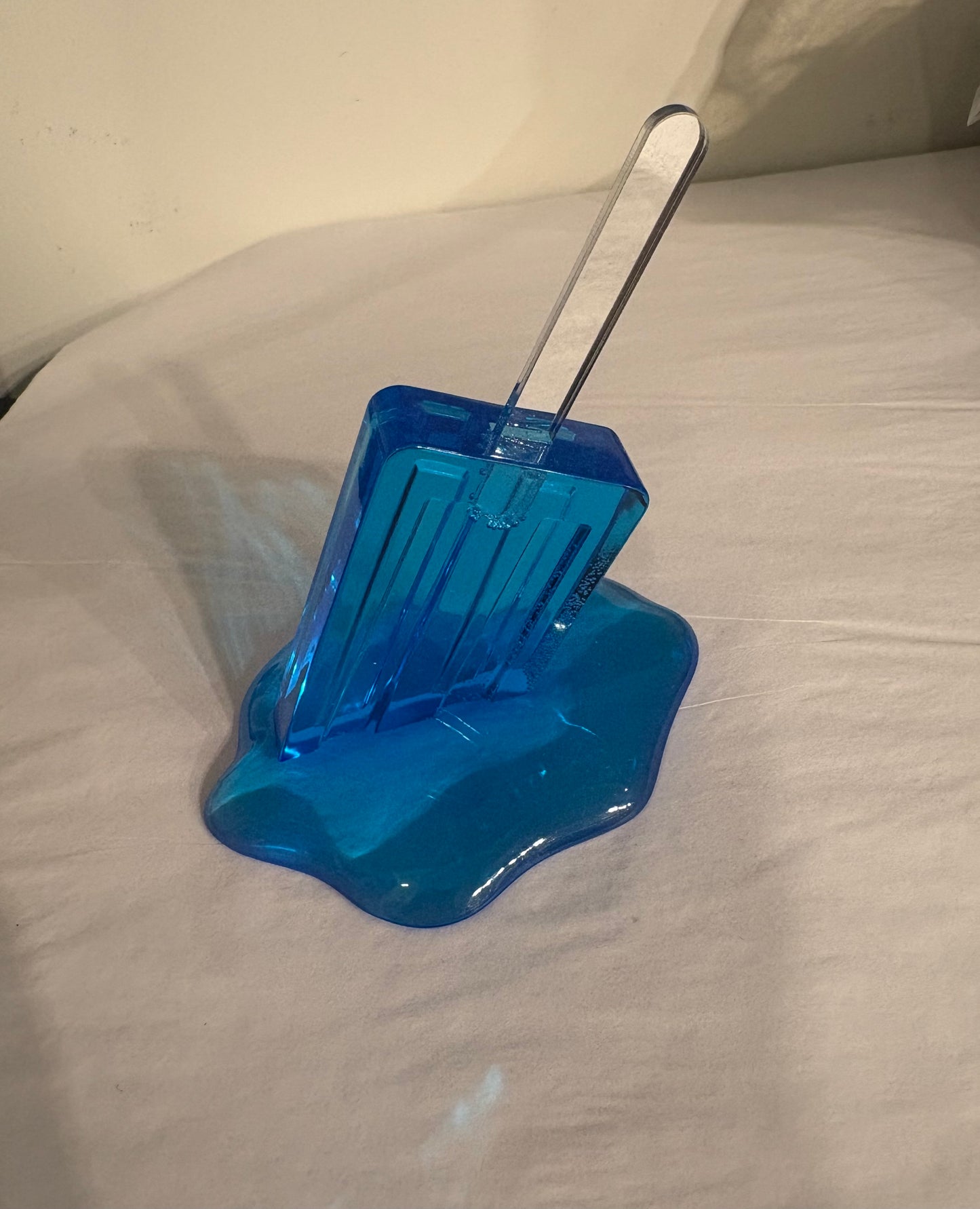 Blue Resin Popsicle (Handmade)