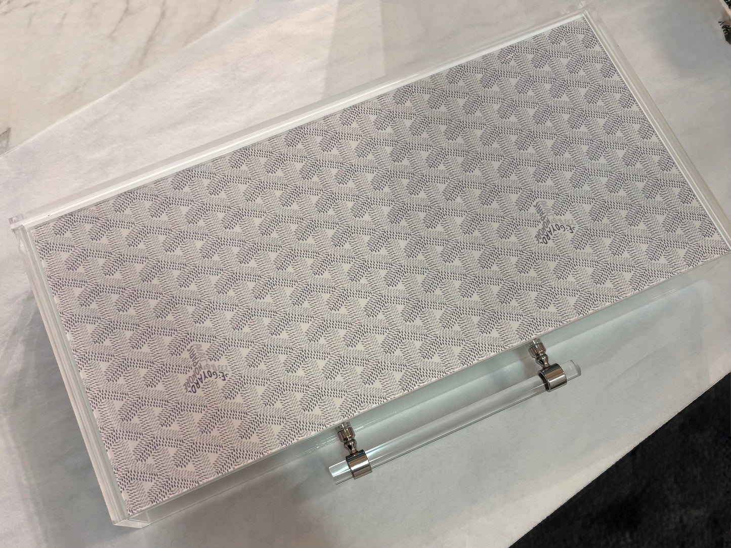 Custom Designer Style Mahjong Sets in Acrylic