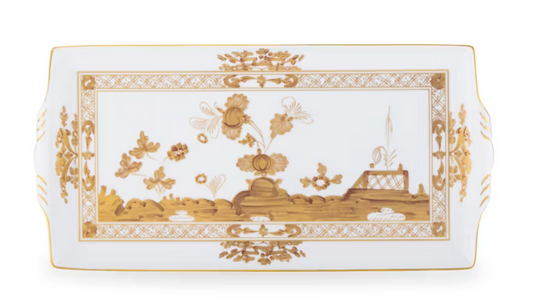 Oriente Italiano Large Rectangular Tray -Aurum