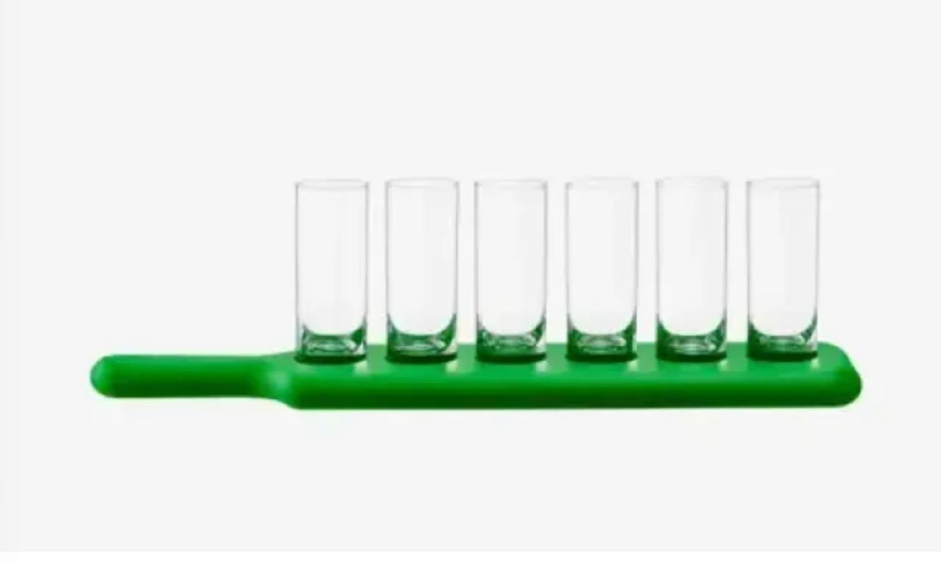 Paddle Pop Vodka Serving Set & Ash Paddle L 15.75in