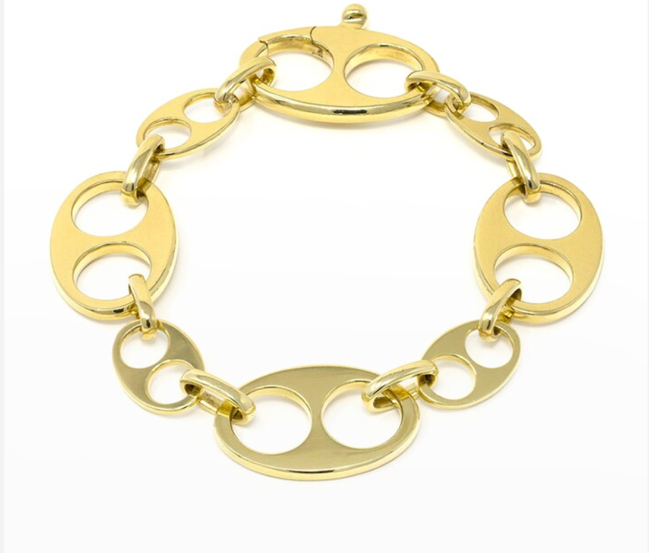 Nautical Multi Link Bracelet 18k by Jenna Blake