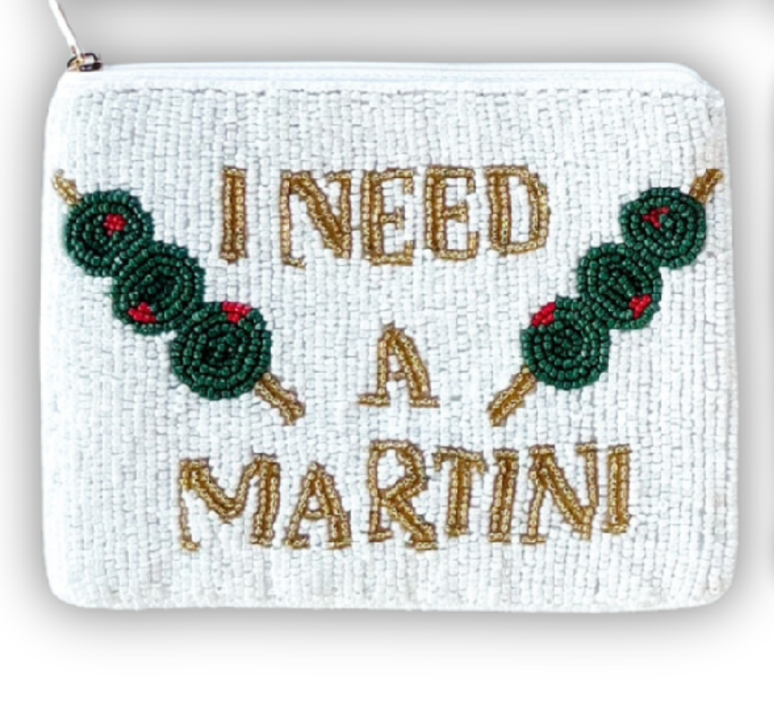 Beaded Coin Purse - Various Sayings