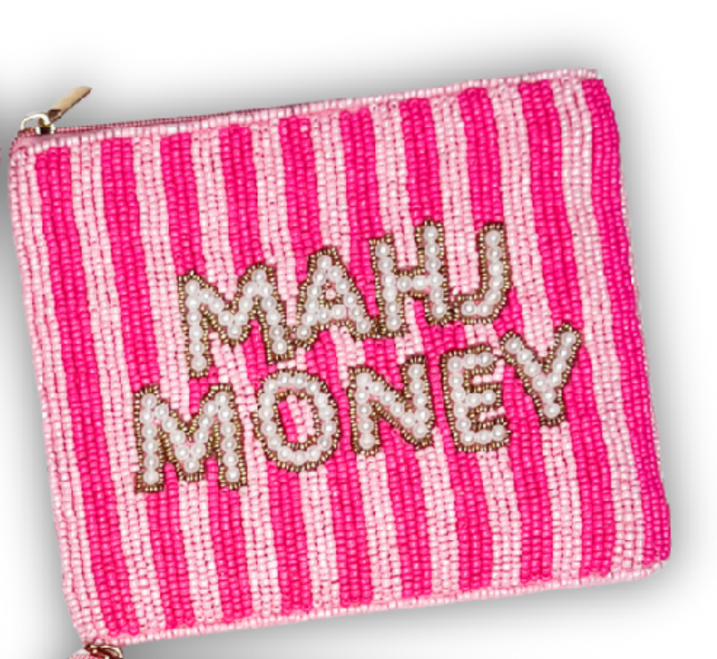 Beaded Coin Purse - Various Sayings