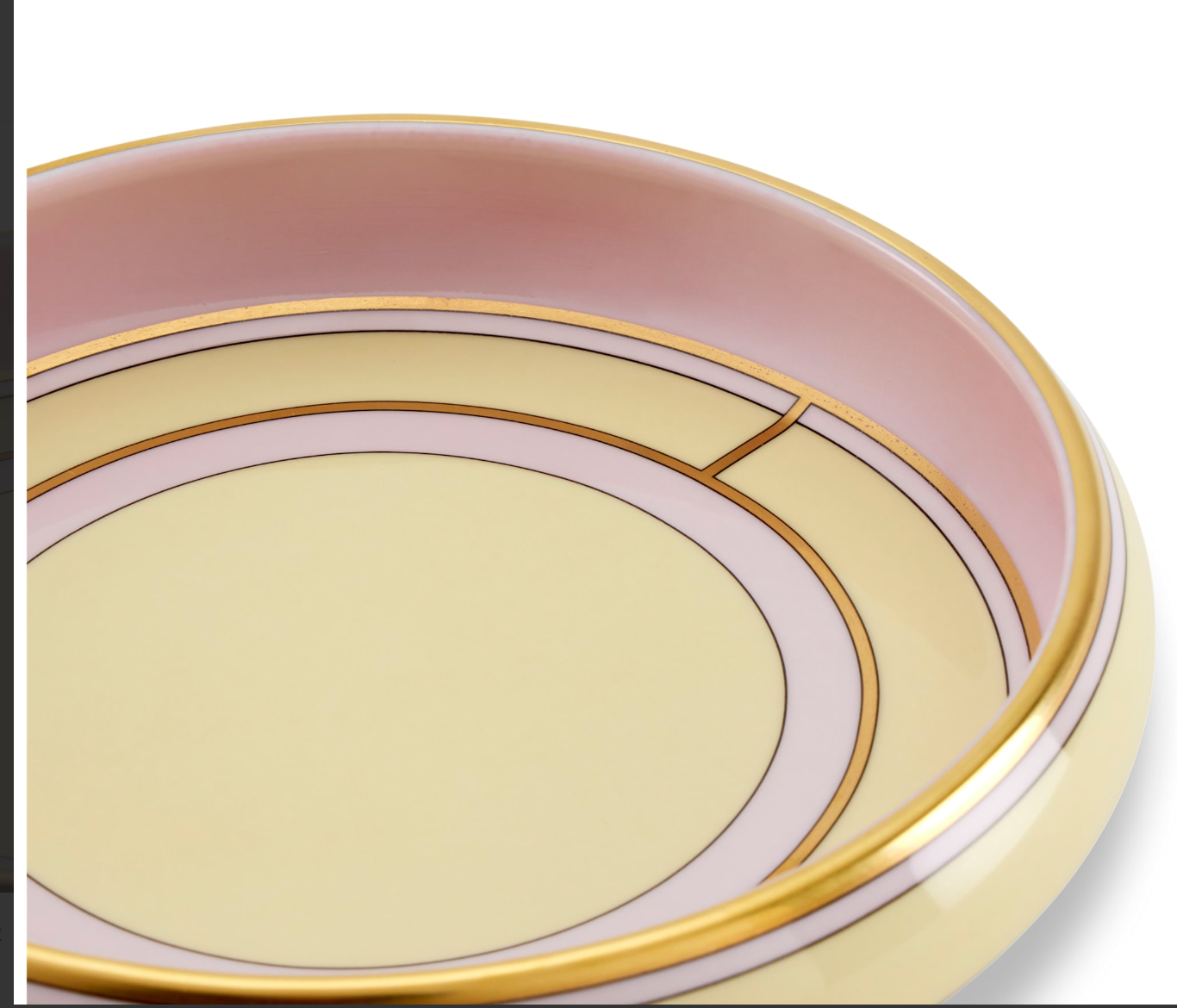 Diva Round Change Tray - Giallo