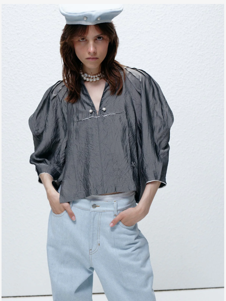 Odalique Mini Top Smoke By Nackiye