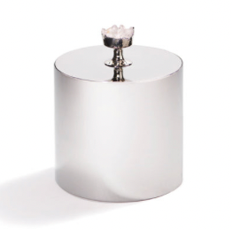 Hospitality Ice Bucket Silver & Crystal