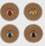 Sparkle Bee Coasters