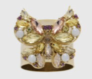 Jeweled Butterfly Napkin Ring