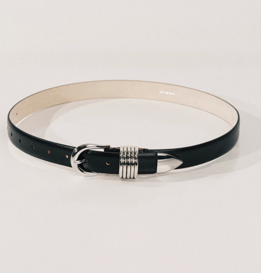 Hollyhock Black/Silver belt by DEHANCHE