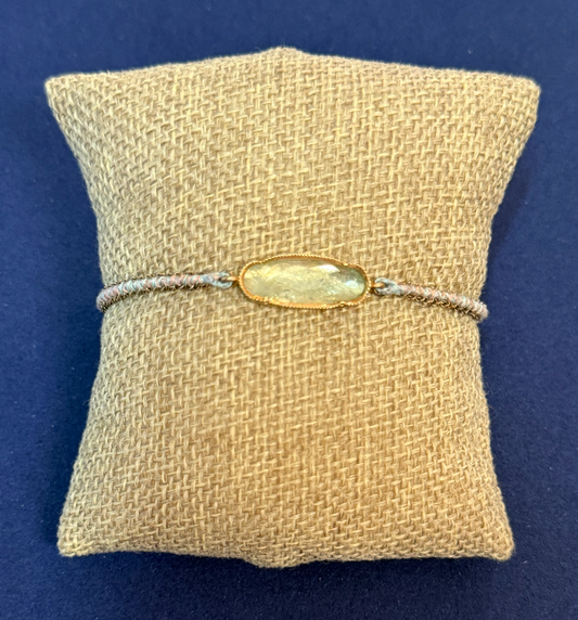 Silk Aquamarine Bracelet