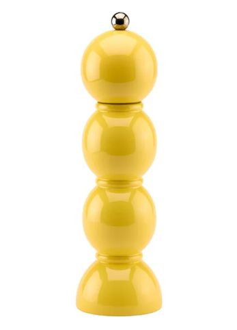 Bobbin Salt or Pepper Mill in Buttercream or Leaf Green