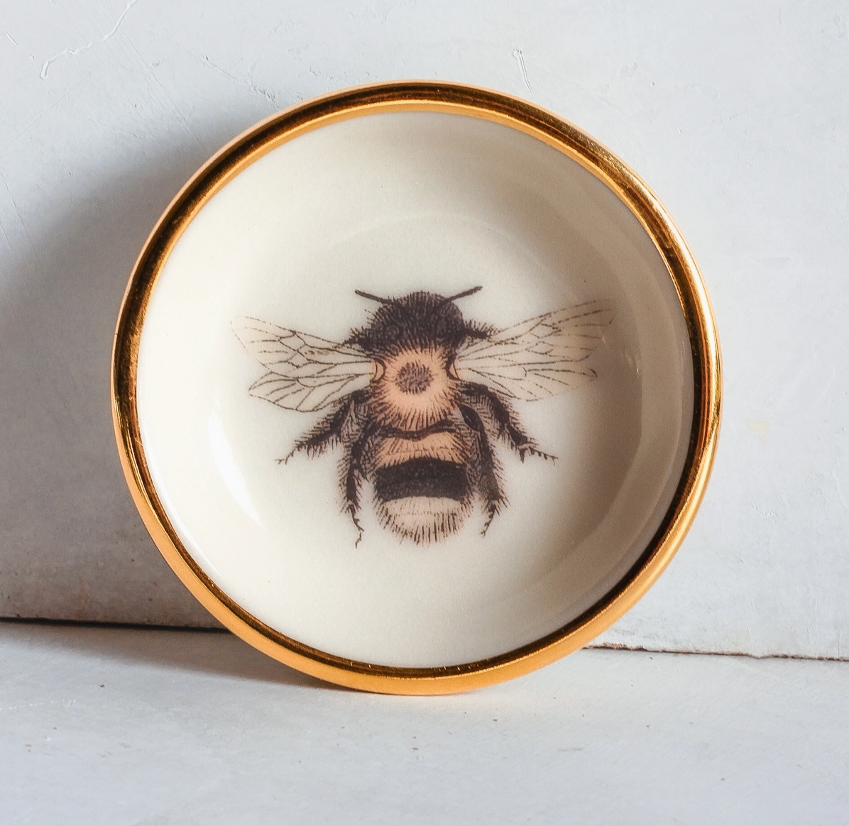 Honey Bee Trinket Dish | Ring Dish | Handmade