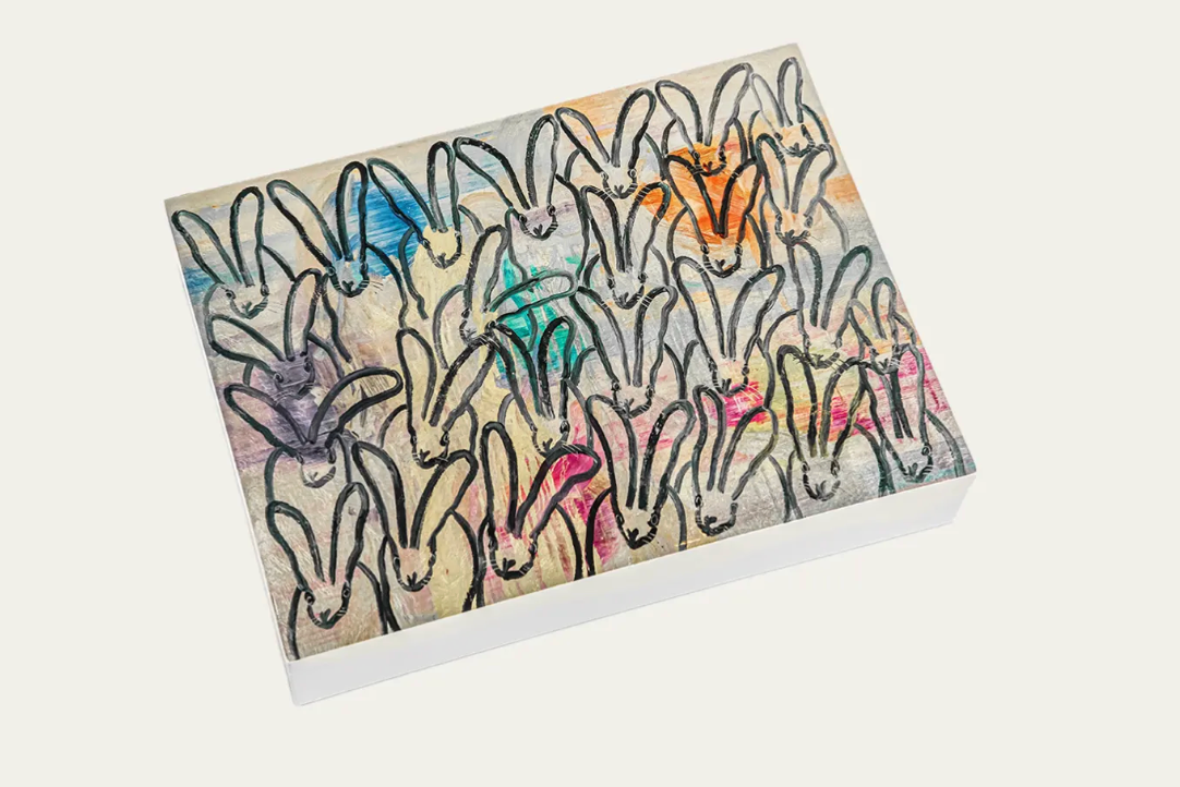 Ritzy Rabbits Lacquered Box