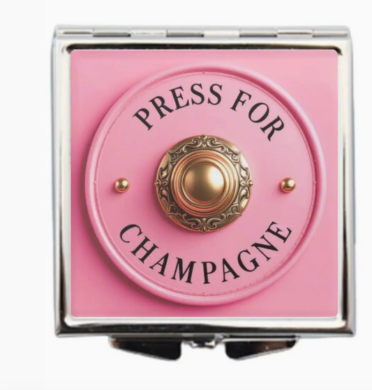 Champagne Lover  Pocket Mirror