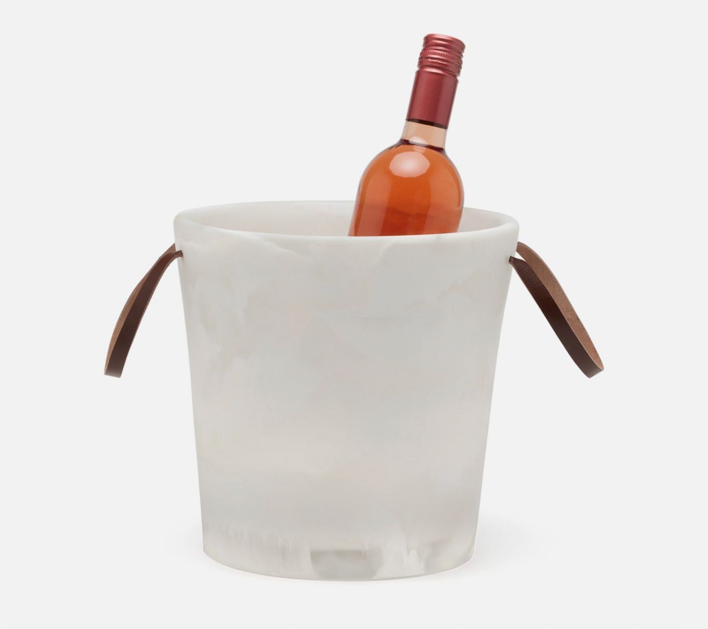 Wesley White Swirled Champagne Bucket
