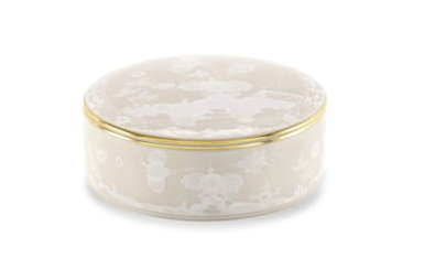 Ginori Oriente Italiano Round Trinket Box - Meringa