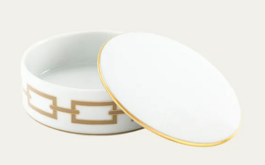 Ginori Oriente Italiano Round Trinket Box - Cachemire