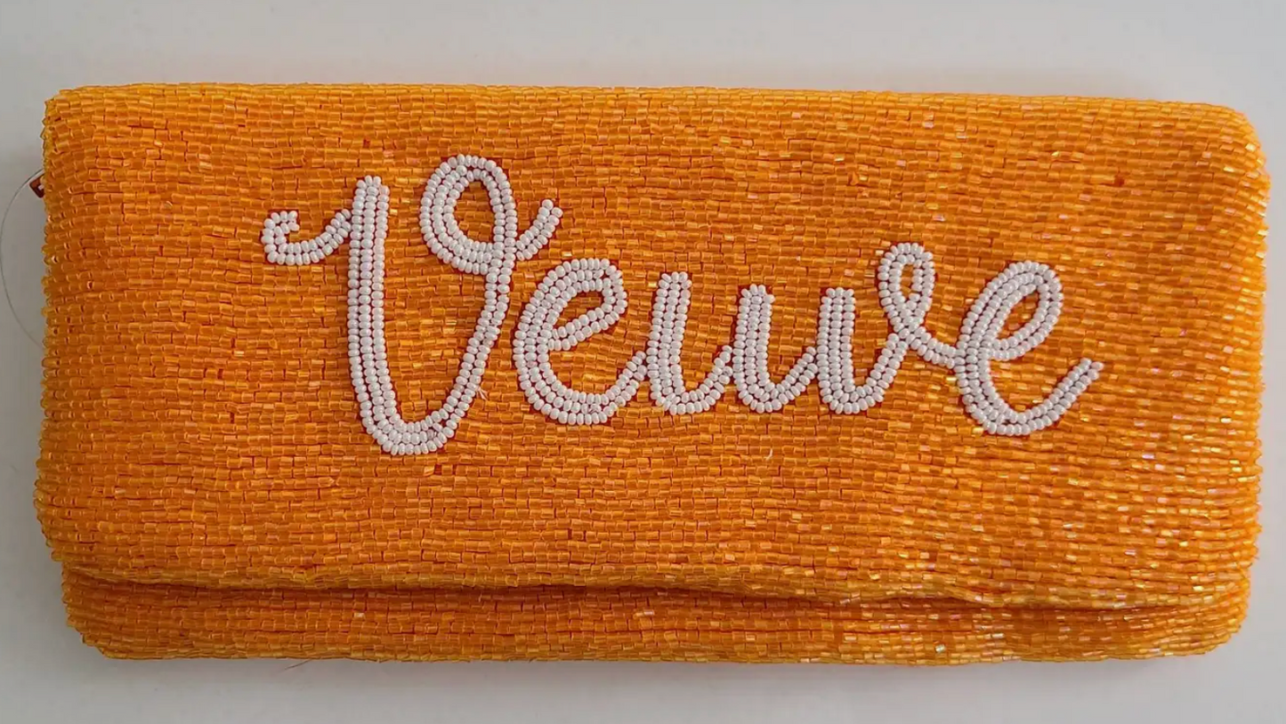 Veuve Beaded Clutch