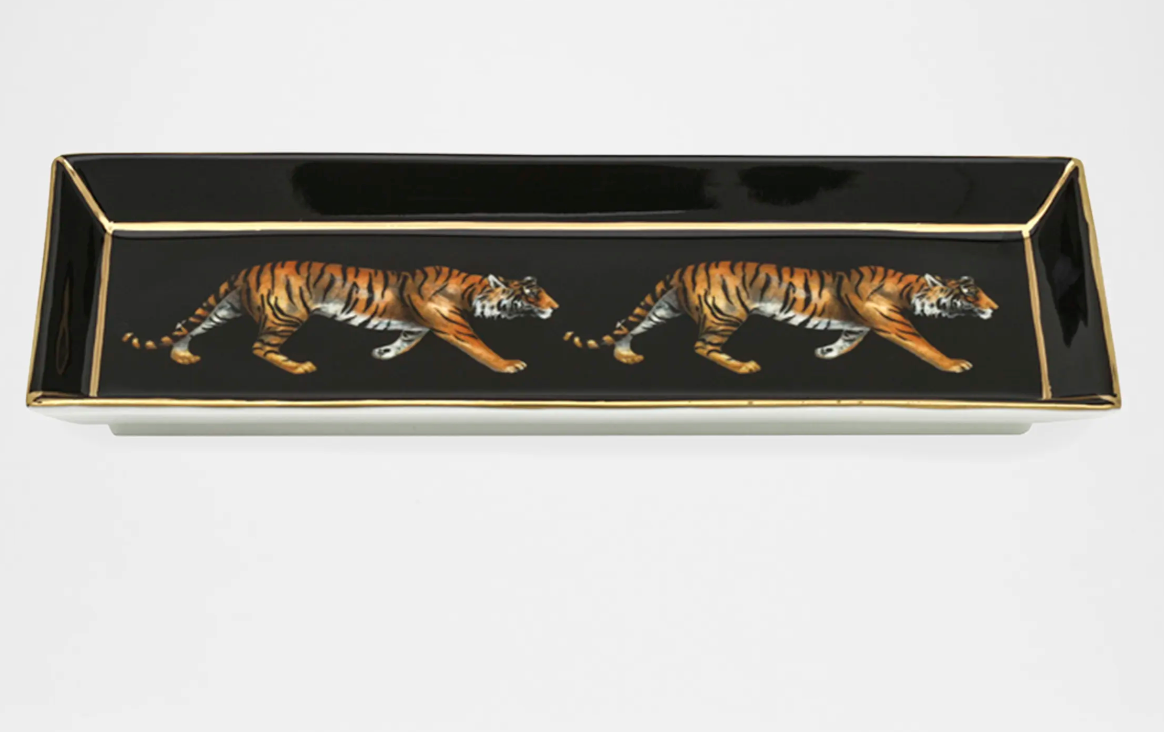 Twin Tiger Rectangular Tray by Halycon Days