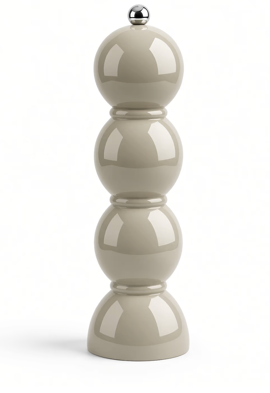 Cappuccino Bobbin Salt or Pepper Mill