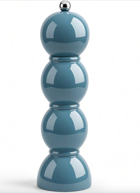 Chambray Blue Bobbin Salt or Pepper Mill