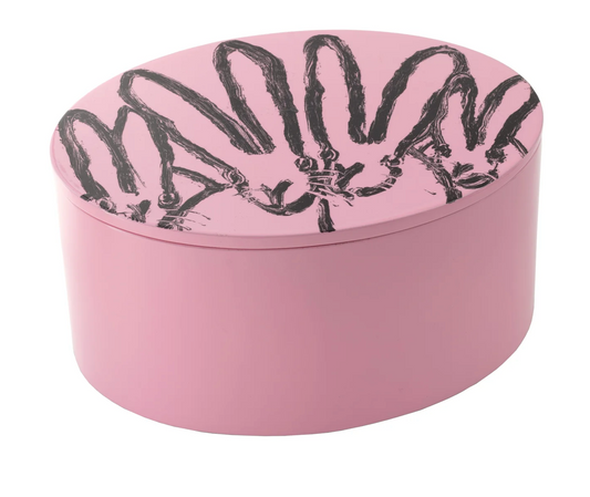 Oval Bunny Jewel Box