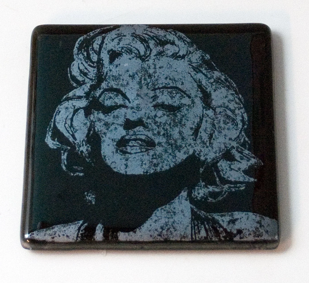 Marilyn Homemade Fused Single Coaster